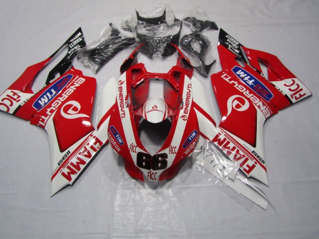 2011-2014 Red FIAMM FICC Ducati 1199 Motorbike Fairing 2011-2014 Red FIAMM FICC Ducati 1199 Motorbike Fairing