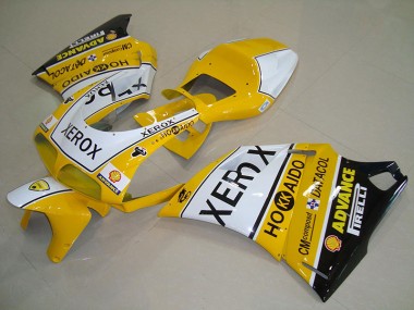 Abs 1993-2005 Yellow White Xerox Ducati 748 916 996 996S Replacement Motorcycle Fairings