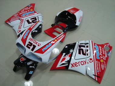 Abs 1993-2005 Red White Xerox 21 Ducati 748 916 996 996S Motorbike Fairing Kits