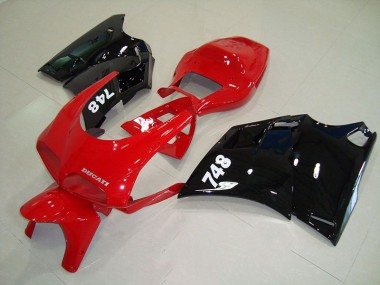 Abs 1993-2005 Red Black Ducati 748 916 996 996S Motorbike Fairing Kits