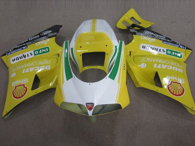 1993-2005 Yellow Shell Info Strrda Ducati 748 Motorbike Fairing 1993-2005 Yellow Shell Info Strrda Ducati 748 Motorbike Fairing