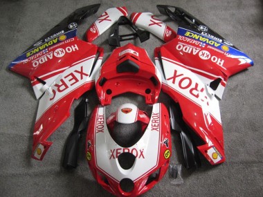 Abs 2005-2006 Red White Xerox Ducati 749 Motorcycle Fairings Kits