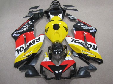 Abs 2004-2005 Yellow Red Repsol Honda CBR1000RR Motor Fairings