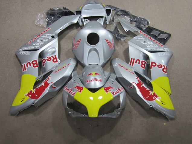 2004-2005 Silver Red Bull Honda CBR1000RR Motorcylce Fairings