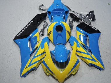 2004-2005 Blue Yellow Honda CBR1000RR Motorcycle Fairing Kits