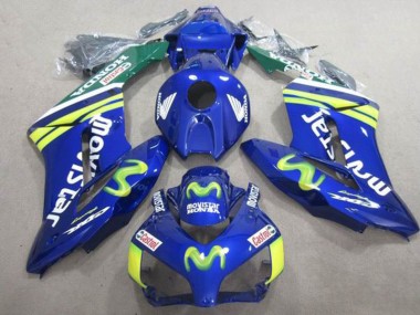 Abs 2004-2005 Blue Movistar Castrol Honda CBR1000RR Motorbike Fairing