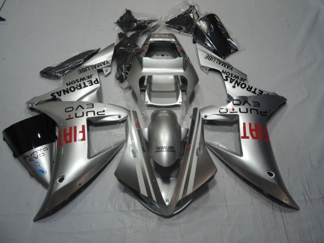 Abs 2004-2005 Silver Red Fiat Honda CBR1000RR Motorcycle Fairings