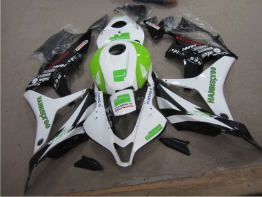 Abs 2004-2005 White Green Hannspree Honda CBR1000RR Motorcycle Fairing Kit