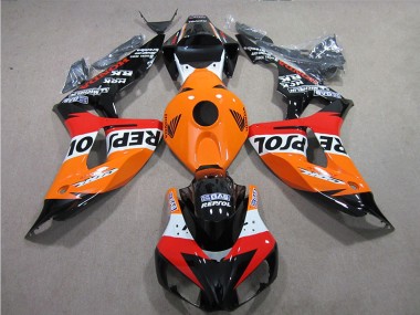 Abs 2006-2007 Orange Repsol Honda CBR1000RR Motorcyle Fairings