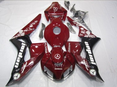 Abs 2006-2007 Red Yates Honda CBR1000RR Moto Fairings