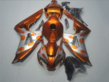 Abs 2006-2007 Orange Honda CBR1000RR Motorcycle Replacement Fairings