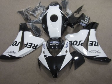 Abs 2008-2011 White Black Repsol Honda CBR1000RR Motorcyle Fairings