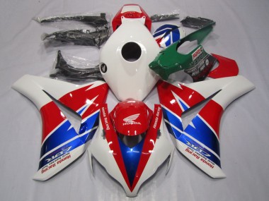 2008-2011 Red White Blue Honda CBR1000RR Motorcycle Fairing