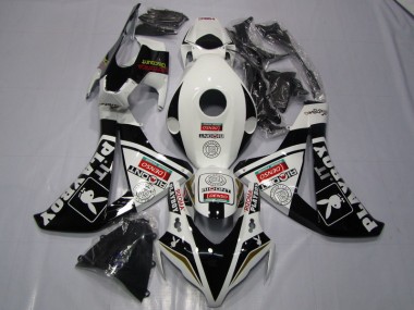 Abs 2008-2011 Black White Denso Playboy Honda CBR1000RR Motorcycle Fairing Kits