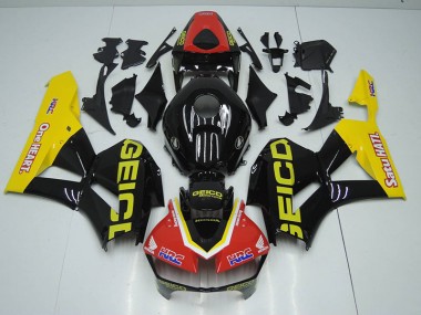 2012-2016 Black Red HRC Honda CBR1000RR Motor Bike Fairings