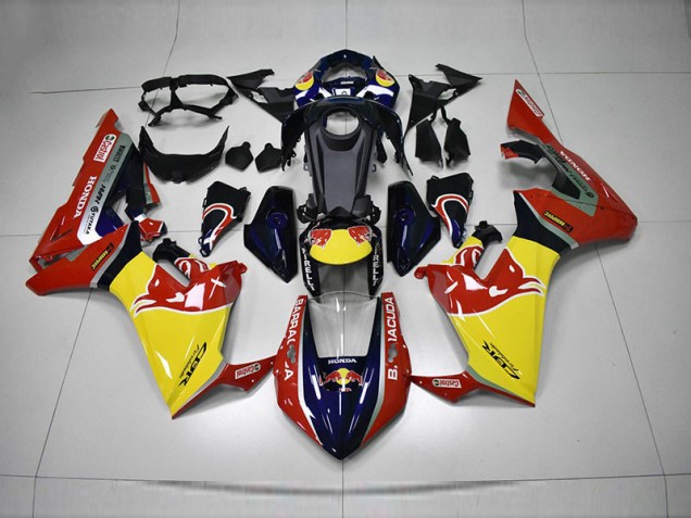 Abs 2017-2020 Blue Yellow Red Red Bull Honda CBR1000RR Motorcycle Fairing Kit