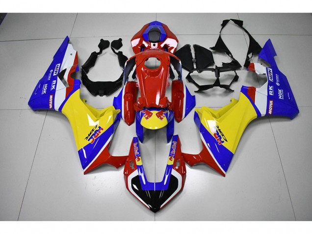Abs 2017-2020 Red Yellow Blue HRC Red Bull Honda CBR1000RR Bike Fairing