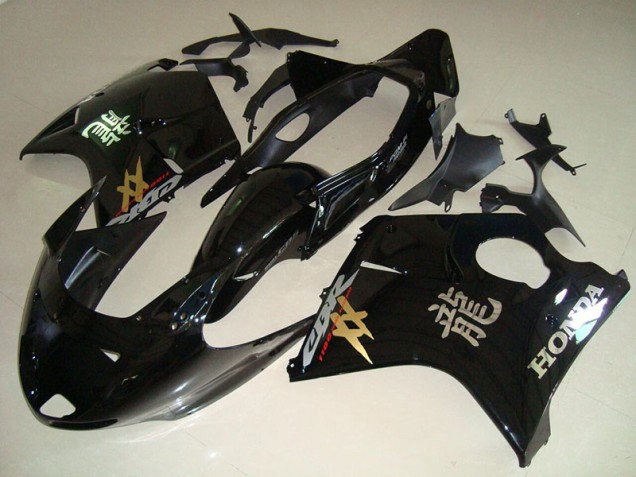 Abs 1996-2007 Black Honda CBR1100XX Blackbird Motorcycle Fairing Kits