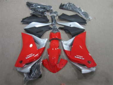 Abs 2011-2013 Red Silver Black Honda CBR125R Motorbike Fairing