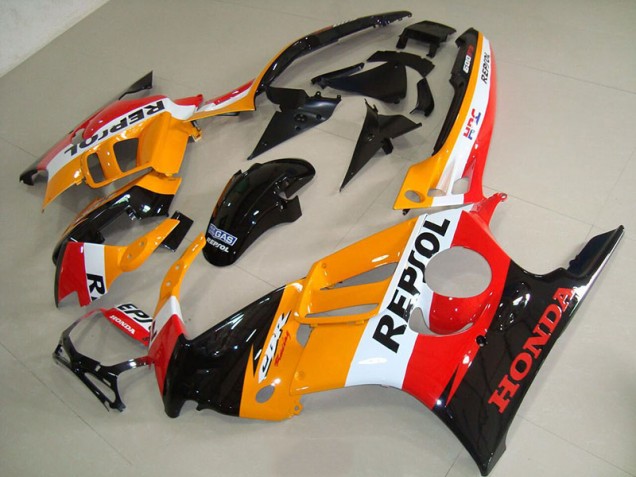 1995-1998 Orange Black Repsol Honda CBR600 F3 Motorbike Fairings 1995-1998 Orange Black Repsol Honda CBR600 F3 Motorbike Fairings