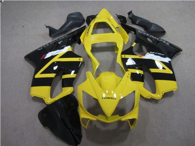 Abs 2001-2003 Yellow Black Honda CBR600 F4i Motorcylce Fairings