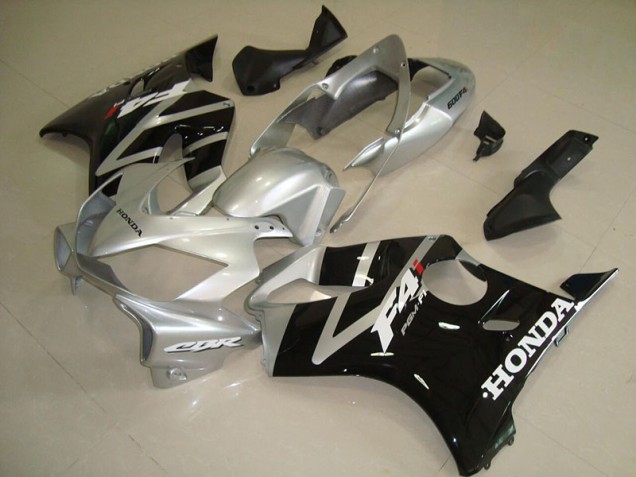 Abs 2004-2007 Black Silver Honda CBR600 F4i Motorbike Fairings
