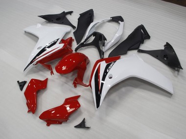 2011-2013 Red White Black Honda CBR600F Motorcycle Replacement Fairings