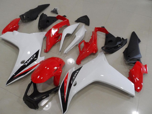 2011-2013 Red Black White Honda CBR600F Motorcyle Fairings 2011-2013 Red Black White Honda CBR600F Motorcyle Fairings