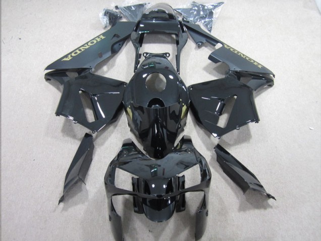 2003-2004 Black Gold Decal Honda CBR600RR Motorbike Fairing 2003-2004 Black Gold Decal Honda CBR600RR Motorbike Fairing