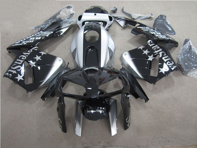 2005-2006 Black SevenStars Honda CBR600RR Motorbike Fairing