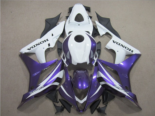 2007-2008 Purple White Honda CBR600RR Motor Bike Fairings 2007-2008 Purple White Honda CBR600RR Motor Bike Fairings