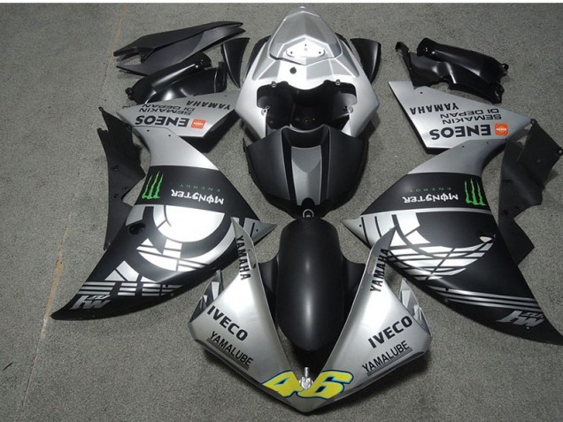 2007-2008 Black Silver Monster IVECO 46 Honda CBR600RR Motorcyle Fairings 2007-2008 Black Silver Monster IVECO 46 Honda CBR600RR Motorcyle Fairings