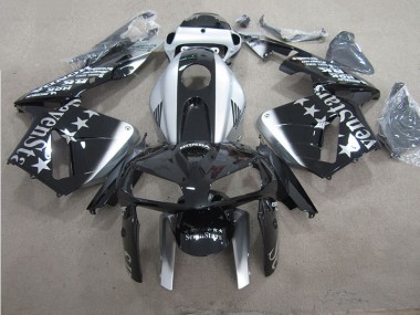 Abs 2007-2008 Black SevenStars Honda CBR600RR Replacement Fairings