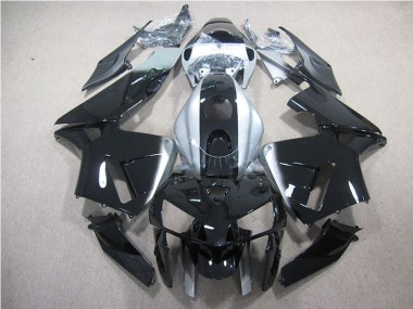 Abs 2007-2008 Black Silver Honda CBR600RR Motor Fairings