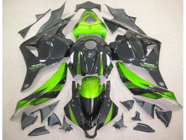 2009-2012 Black Green Honda CBR600RR Bike Fairing Kit 2009-2012 Black Green Honda CBR600RR Bike Fairing Kit