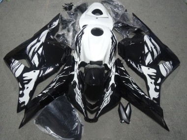 Abs 2009-2012 Black White Honda CBR600RR Motorbike Fairing Kits