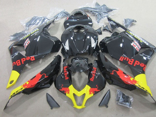 2009-2012 Black Red Bull Honda CBR600RR Replacement Motorcycle Fairing Kits 2009-2012 Black Red Bull Honda CBR600RR Replacement Motorcycle Fairing Kits
