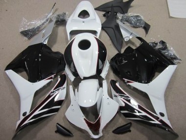 Abs 2009-2012 Black White Honda CBR600RR Motorcycle Fairings