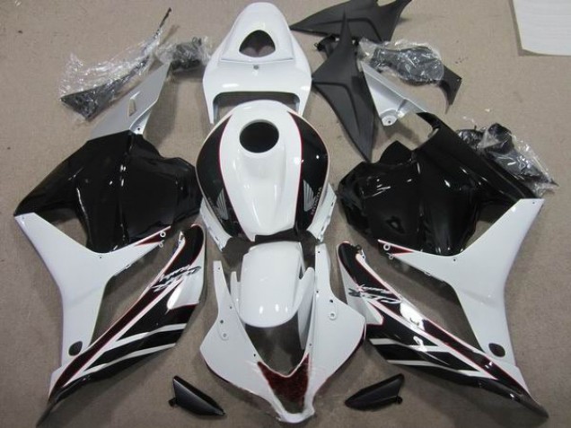 2009-2012 Black White Honda CBR600RR Motorcycle Fairings 2009-2012 Black White Honda CBR600RR Motorcycle Fairings