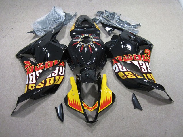 2009-2012 Black Yellow Honda CBR600RR Motorcycle Fairing 2009-2012 Black Yellow Honda CBR600RR Motorcycle Fairing
