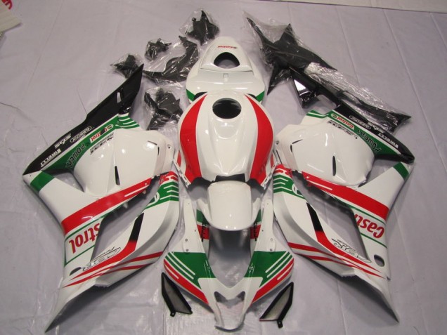 2009-2012 White Green Red Honda CBR600RR Bike Fairings 2009-2012 White Green Red Honda CBR600RR Bike Fairings
