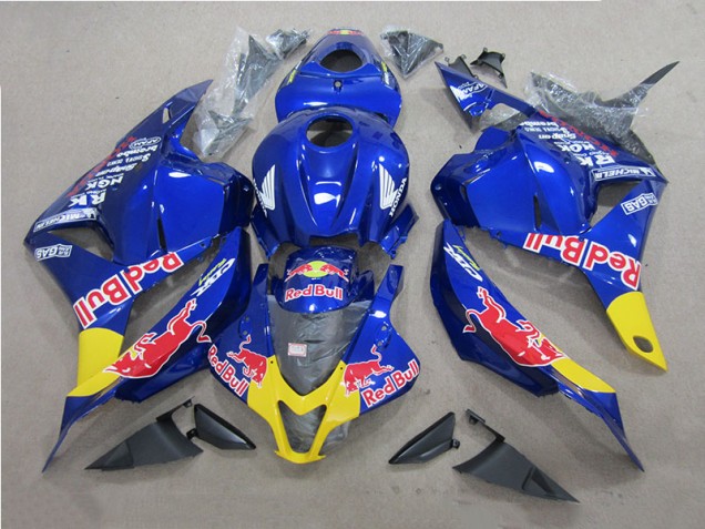 2009-2012 Blue Red Bull Honda CBR600RR Motor Bike Fairings 2009-2012 Blue Red Bull Honda CBR600RR Motor Bike Fairings