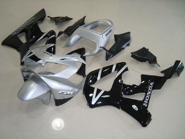 Abs 2000-2001 Black Silver Honda CBR900RR 929 Replacement Fairings