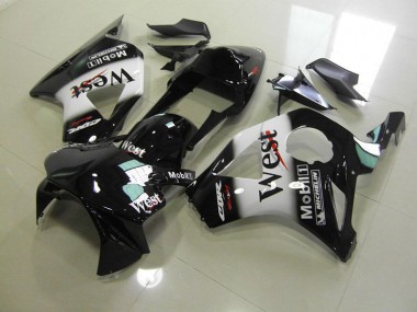 Abs 2002-2003 Black West Honda CBR900RR 954 Motorcycle Fairings Kits