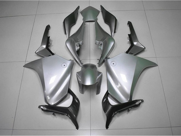 Abs 2010-2014 Silver Honda VFR1200 Motorbike Fairing