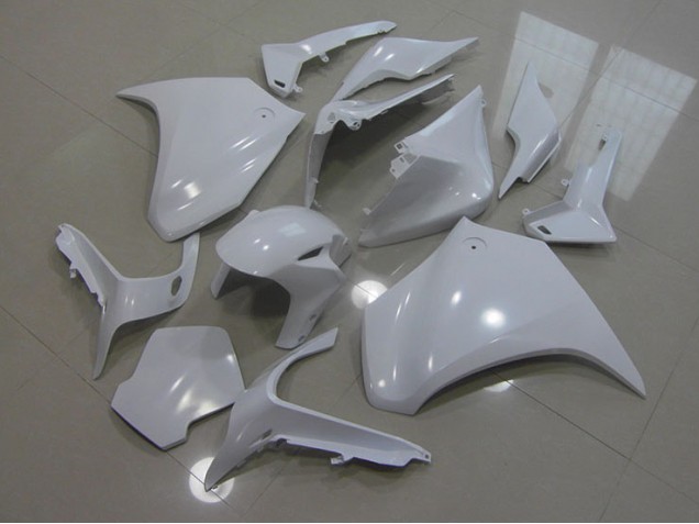 Abs 2010-2014 White Honda VFR1200 Motor Bike Fairings