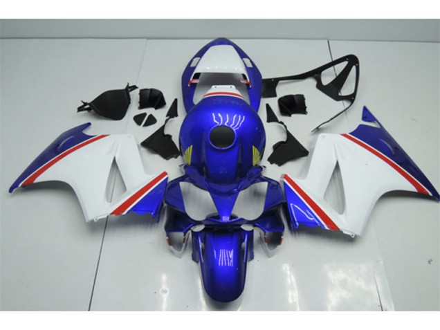Abs 2002-2013 Blue White Honda VFR800 Motorcycle Fairings Kit