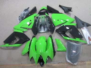 Abs 2003-2005 Black Green Kawasaki ZX10R Moto Fairings