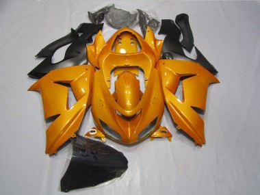 Abs 2006-2007 Orange Kawasaki ZX10R Bike Fairing