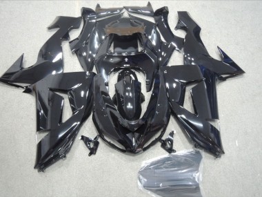 Abs 2006-2007 Black Kawasaki ZX10R Replacement Motorcycle Fairings